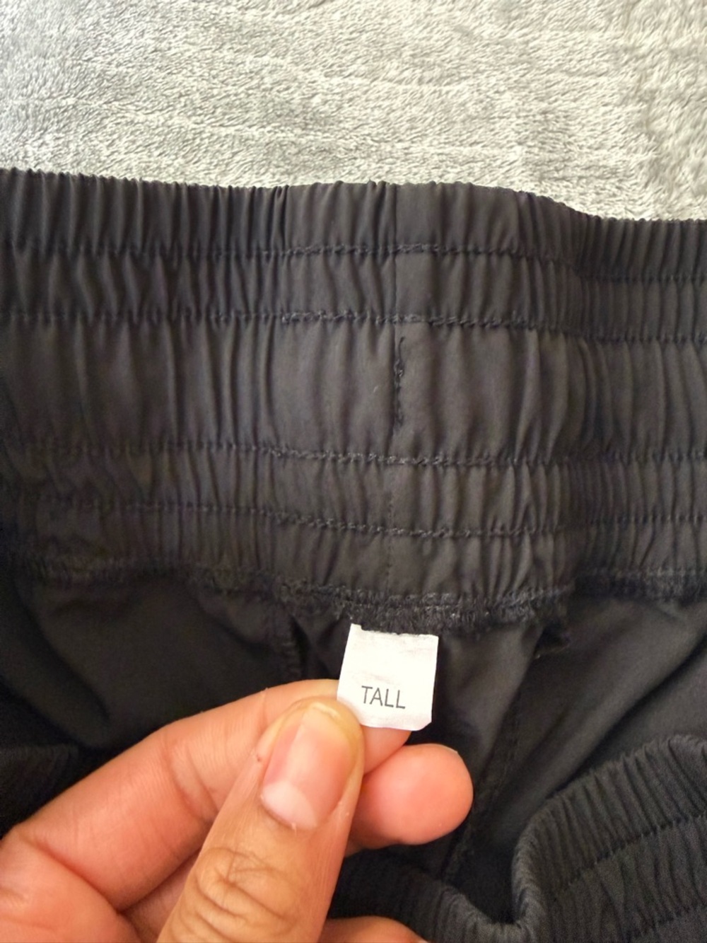 Albion Jetset Wide Leg Pants Pants Black High Rise Size M Tall Travel Lounge - Picture 10 of 12